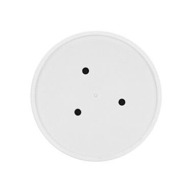 Підставка Fissman для кухонних ножів та ножиць 11x22 см кругла, колір БІЛИЙ пластик (12878)