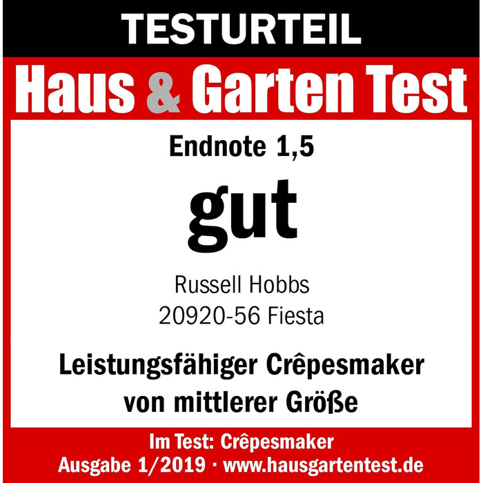 Блинница электрическая 30 см Fiesta Russell Hobbs