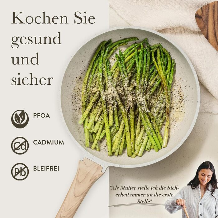 Набір каструль та сковорідок, 14 предметів, білий Carote