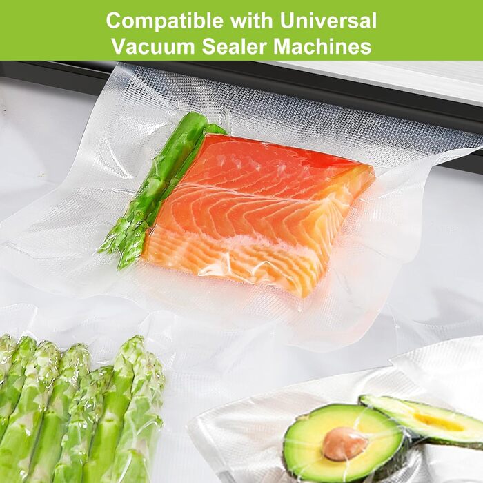 Вакуумні пакети 150 пакетів - 15x25 см (50), 20x30 см (50), 28x40 см (50) Bonsenkitchen