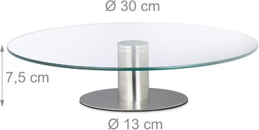 Обертова підставка для торта 30 см Relaxdays