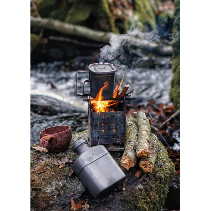 Надлегкий набір для приготування їжі 1100 мл. 750 мл. 400 мл. iBasingo