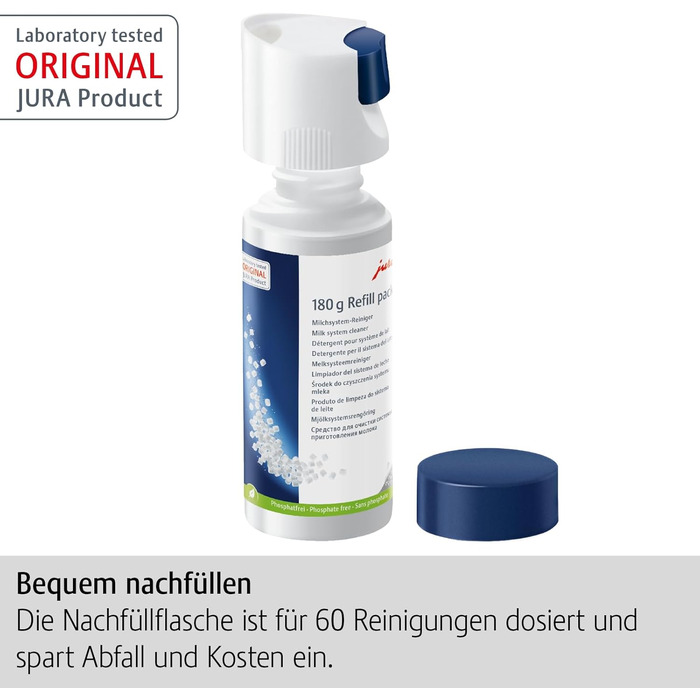 Міні-таблетки для очищення системи подачі молока на 60 чисток 180 г JURA