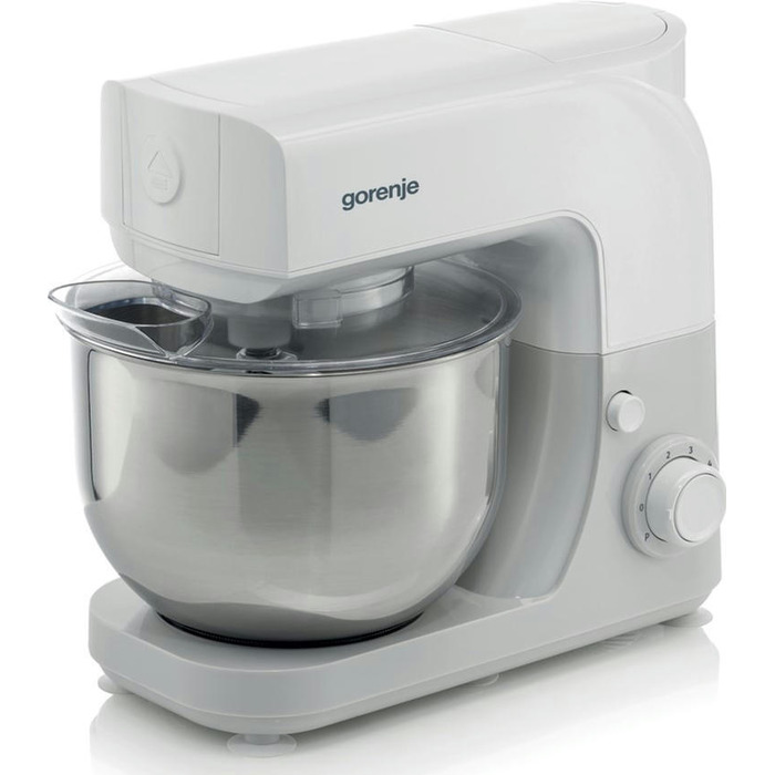 Gorenje Кухонна машина 800Вт, чаша-метал, корпус-метал, насадок-3, білий