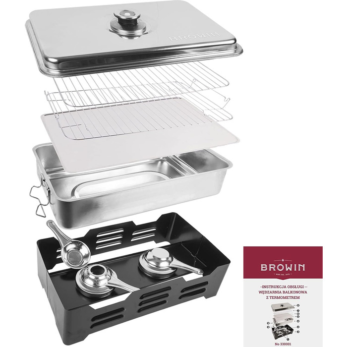 Коптильня настільна з термометром Browin