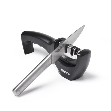 Точило для ножів Fissman трьохкрокової заточки 21x5х7см (12955)