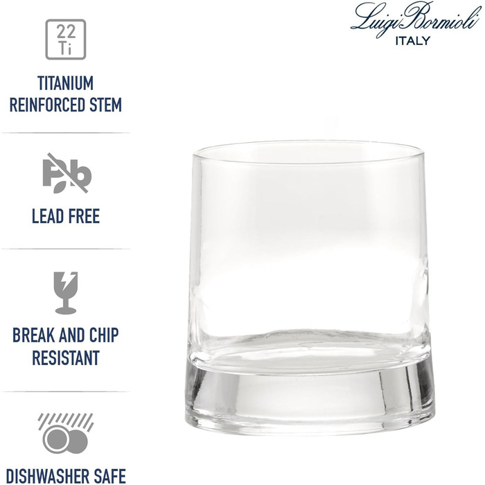 Набор из 6 стаканов для виски 345 мл Veronese Luigi Bormioli