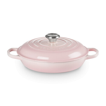 Каструля низька 2,2 л рожева Shell Pink Le Creuset