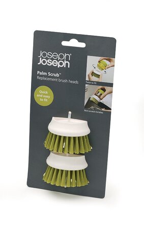 Щітка для миття посуду з дозатором миючого засобу сіра Palm Scrub Joseph Joseph