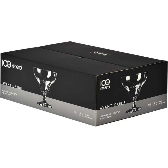 Набір креманок для мороженого 6 шт. 340 мл Krosno