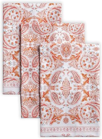 Набір із 3 багатоцільових кухонних рушників Барних рушників День подяки/Різдво (50 см x 70 см) (02 - Схід, 50 x 70 см (Набір із 3 шт.)), 39 Hermine Noel