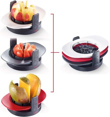 Дровокол для яблук і груш Westmark/серцевина фруктів, ø 9 см, алюміній/нержавіюча сталь, срібло 51102260 (Tutti Frutti)