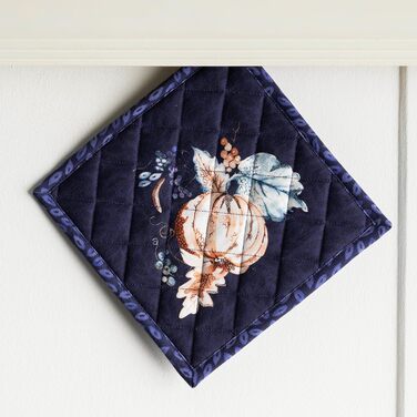 Рукавички для духовки Maison d&39 Hermine, підставки для каструль, 100 бавовна, термостійкі кухонні рукавички, рукавички для духовки (19 см x 33 см) та підставки для каструль (20 см x 20 см) для приготування їжі, Morzine - рукавички для духовки на День по