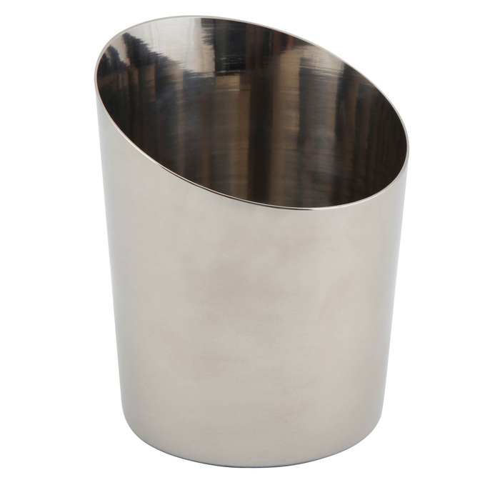 Стакан металлический 470 мл, наклонный конус, Stainless Steel, GenWare