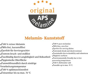 Тарілка меламінова 33 см, чорна NERO APS