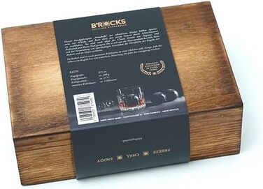 Охолоджувальні камені преміум-класу для віскі 3 шт B'ROCKS