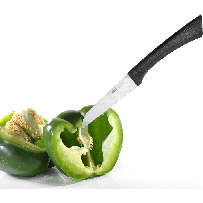 Набір кухонних помічників спіральний різак GEFU SPIRELLI та ніж для овочів SENSO - Спіральний різак для приготування овочевих спагетті та цудлів (Spirelli 2.0 та ніж)