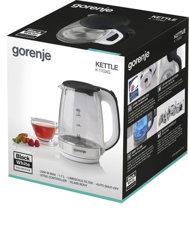 Електрочайник Gorenje K17GXG (7023707)