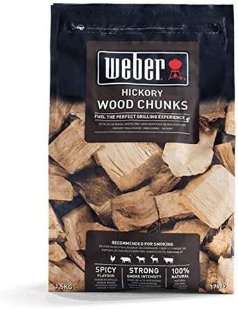 Тріска для копчення деревини гікорі 1,5 кг Weber