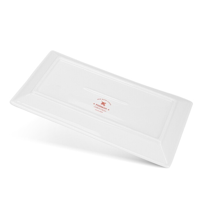 Блюдо Fissman CHRISTMAS прямокутне 25,5х14 cм порцеляна (14013)