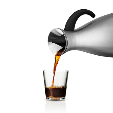 Кавовий вакуумний глечик 1 л металік Kaffee-Isolierkanne Eva Solo