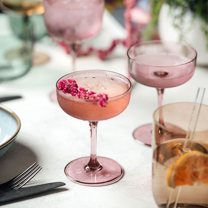 Набір із 2 келихів для шампанського/десерту 0,1 л фіолетовий Like Glass Villeroy & Boch