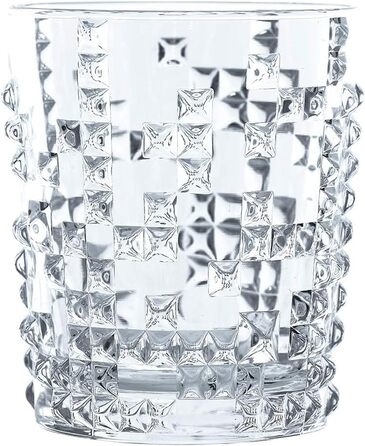 Набор из 4 предметов, хрустальный бокал, 390 мл, Punk, 0099498-0 (4 стакана виски)