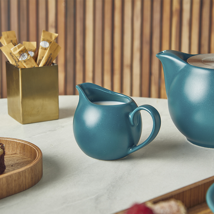 Молочник 140 мл, синьо-зелений матовий, Matt Teal, Color Tea, GenWare
