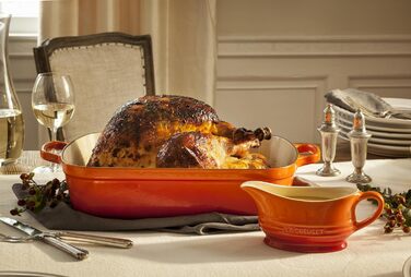 Форма для запікання прямокутна 33 см, полум'яно-червоний Signature Le Creuset