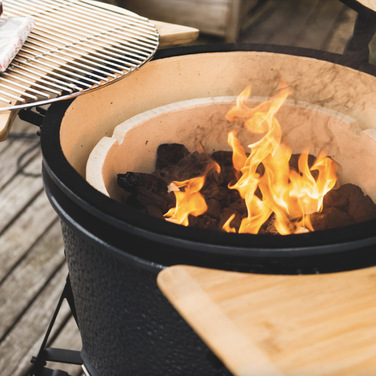 Великий керамічний гриль-піч BergHOFF, чорний