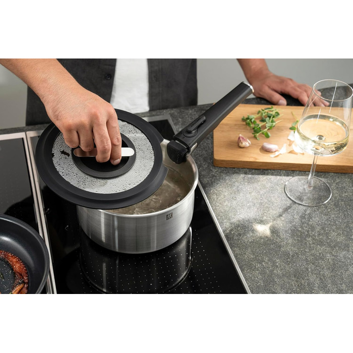 Набір з 2 кастрюль зі скляними кришками та знімною ручкою, 5 предметів Unlock Zwilling