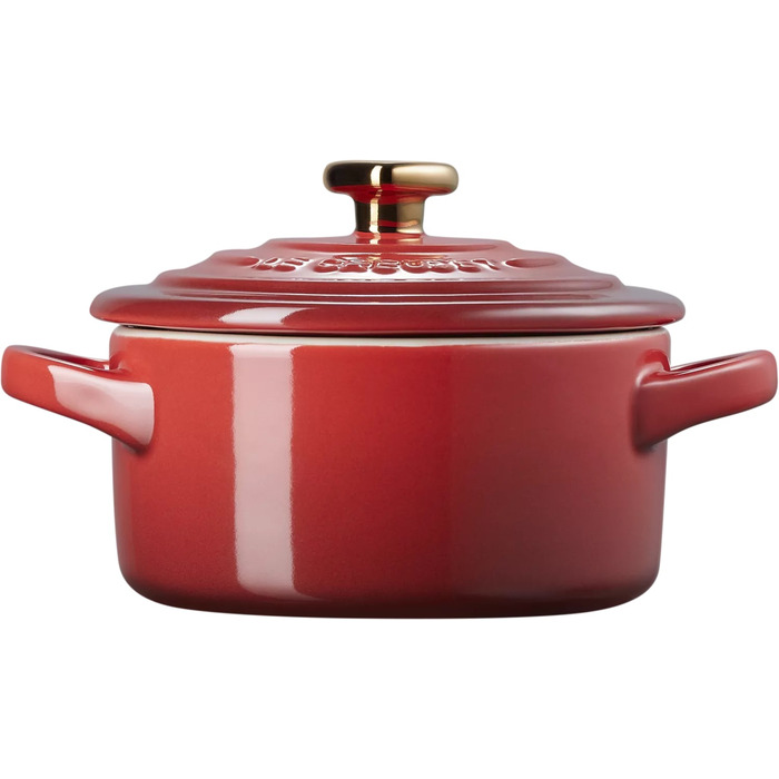 Мини-кокотница с крышкой 0,25 л Heart Le Creuset