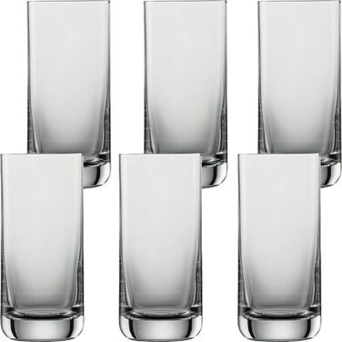 Пивний кухоль SCHOTT ZWIESEL Convention 0,2 л (набір з 6 шт.), простий пивний келих для пільзнера, кришталеві келихи Tritan, які можна мити в посудомийній машині, Зроблено в Німеччині (артикул 175500) (Пивний стакан - 0,32 л, комплект з Digestifset Classi