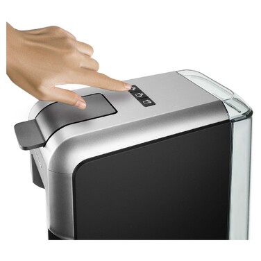 CATLER Кавоварка капсульна Porto 0.8л, капсули, мелена кава, механічне керування, чорно-сірий