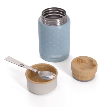 Термос для їжі Fissman 500 мл блакитний (9642)
