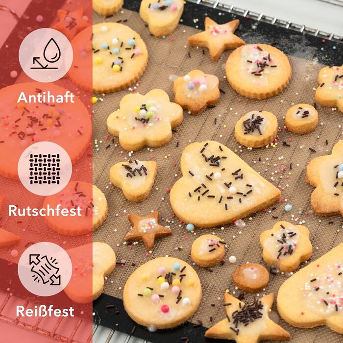 Силіконовий килимок для випічки 3 шт AVANA