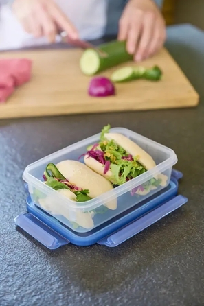 Tefal Сковорода Renew+контейнер Tefal Master Seal Eco,26см, 0.8л, алюміній, бакеліт, скло, сірий, прозорий