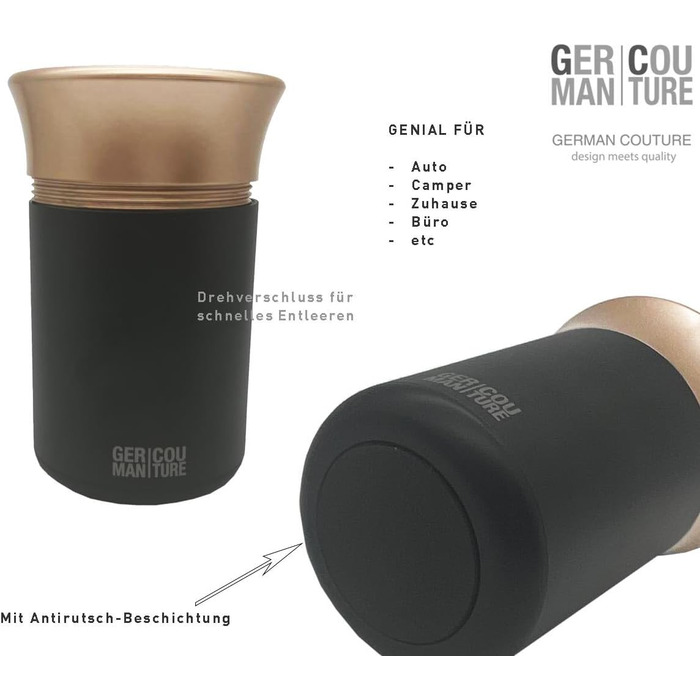 Попільничка для тютюнових стіків чорний-золотий GC