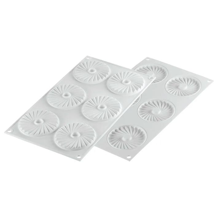 PLISSÉ 23 Форма силіконова 1 шт. Ø75 h7,7 mm, 23 ml x 6 tot. 138 ml;