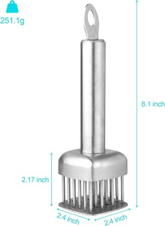 Молоток для м'яса з нержавіючої сталі 20,5 см Aliglow