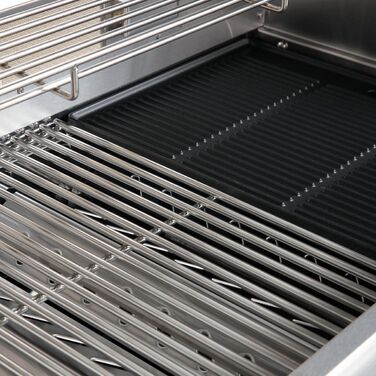 Газовый гриль SANTOS P-618, с боковой и задней горелкой, нержавеющая сталь 900327 Код: 010948