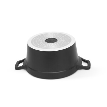 Каструля Fissman FILOMENA 20x10,5 см 2,3 л зі скляною кришкою алюміній з антипригарним покриттям (14532)