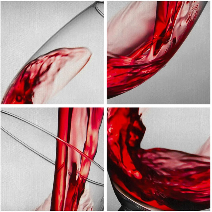 Картина на полотні з келихом вина 160 x 50 см ARTTOR