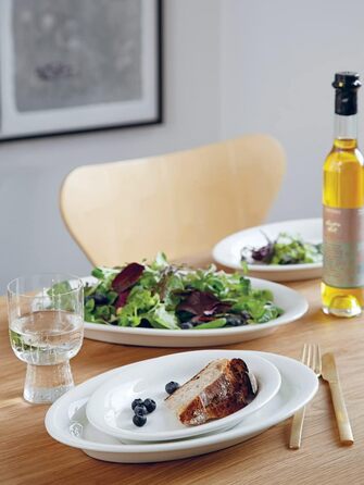 Чаша овальная 21 см, белая Ursula Kähler