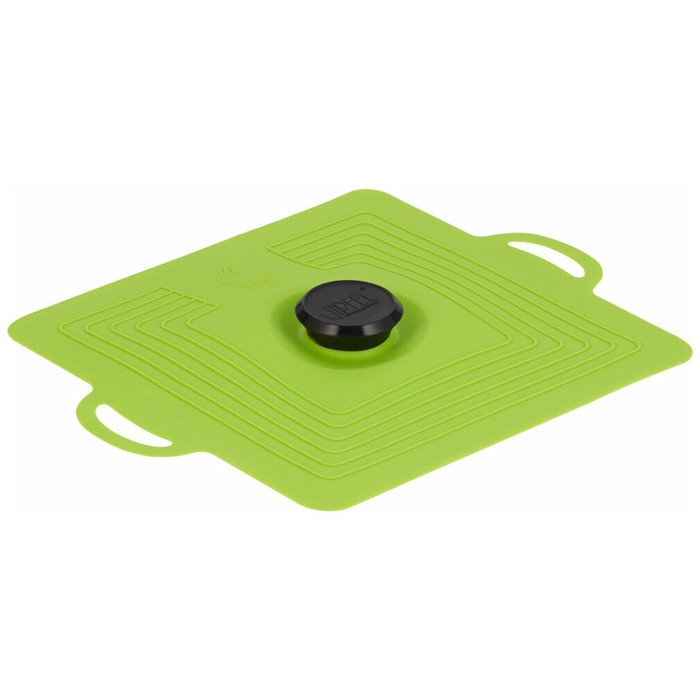 GIPFEL Кришка силіконова MAGDALINA, квадратна для сковорідок гриль, 32х32см. Колір зелений 9364 GIPFEL