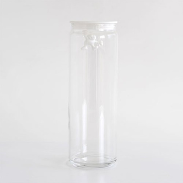 Ємність для зберігання 2 л прозора / біла Gianni Alessi