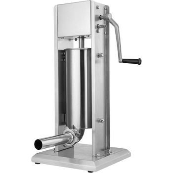 Машина для наповнення ковбас професійна 120 Вт, 5 л срібляста Zelsius