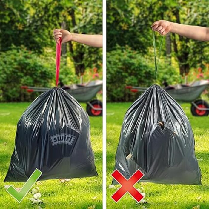 Мішки для сміття 60 л, 3 x 12 мішків Swirl