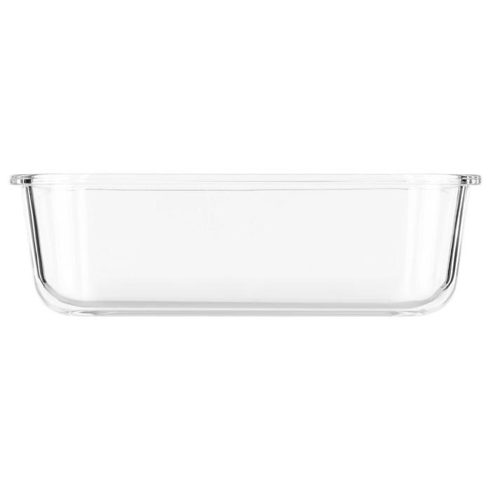 Контейнер для зберігання Gemini 1500 мл, прямокутний, боросилікатне скло