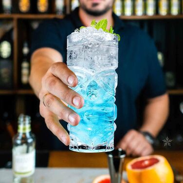 Набор бокалов в виде тики 420 мл INFTYLE